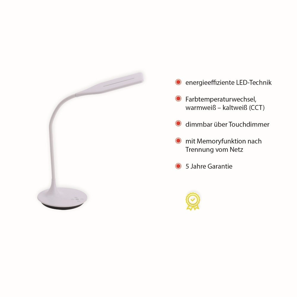 Flexible desk lamp Rafael Just Light 4043689954192