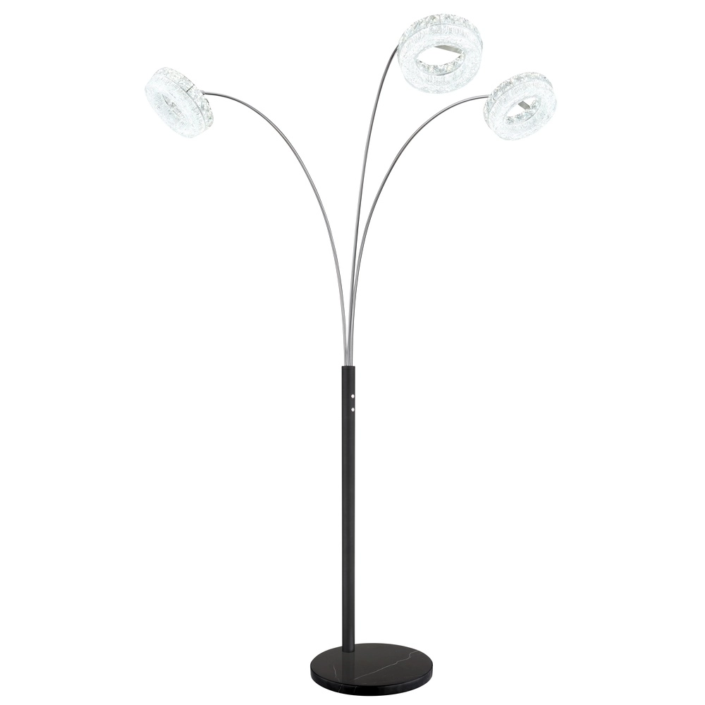 Floor lamp Laurel Black Globo 9007371579044