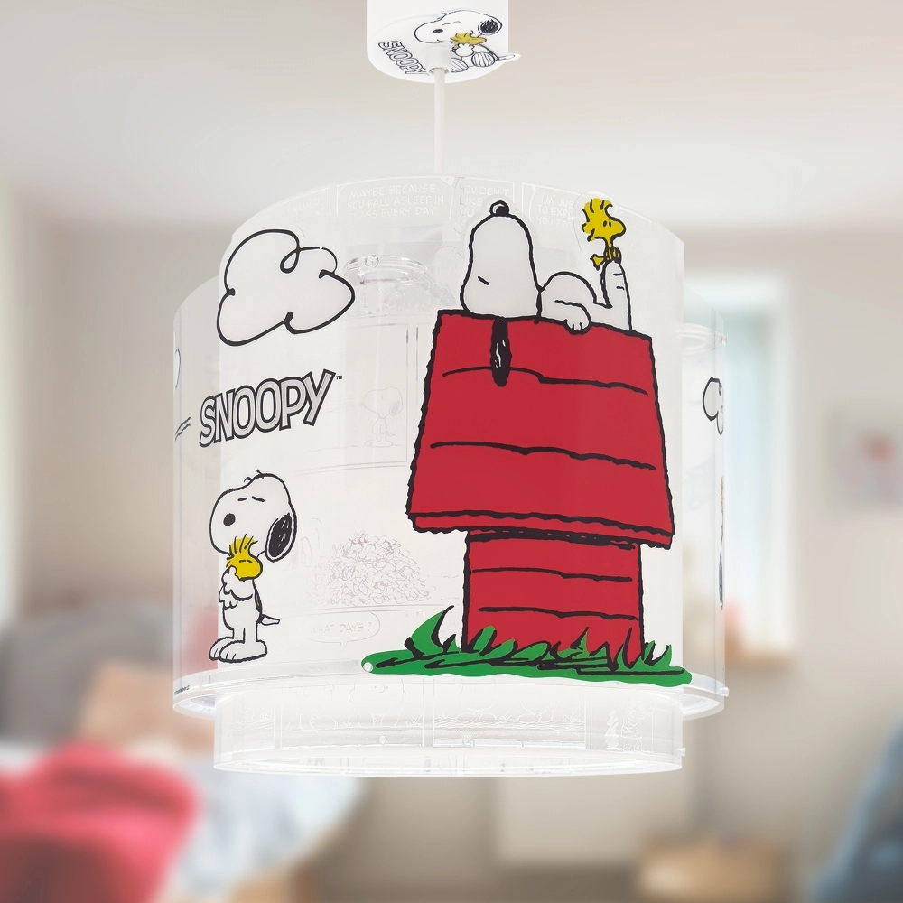Pendant lamp Snoopy white with red Dalber 8420406763026
