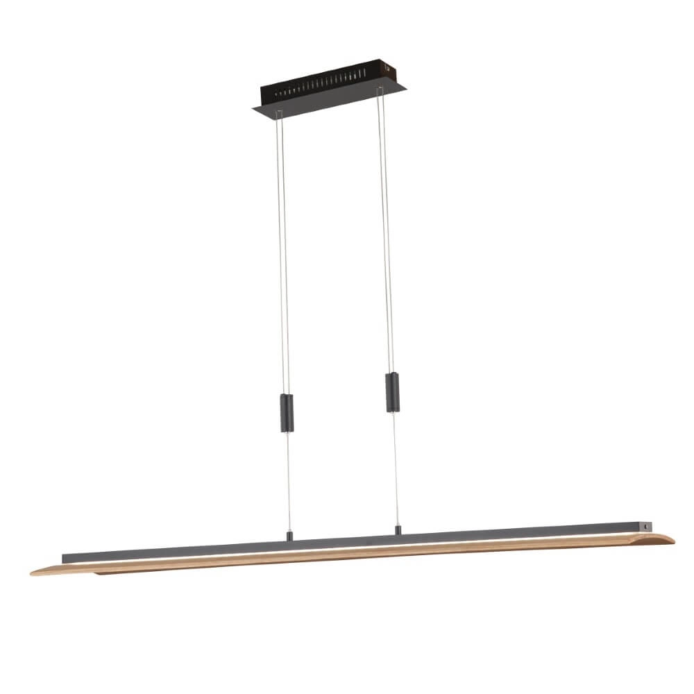 Hanging lamp Shine-Wood black