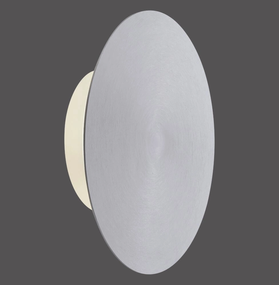Design wall lamp Akku Puntua Ø 18cm aluminum Paul Neuhaus 4012248372500