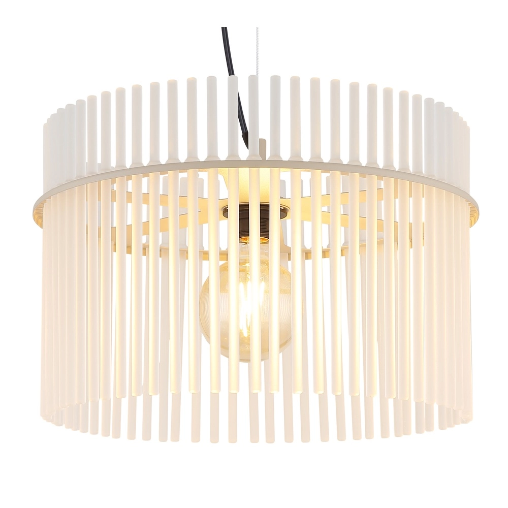 Pendant lamp Gorley sand brown with glass Ø 40cm Globo 9007371578702