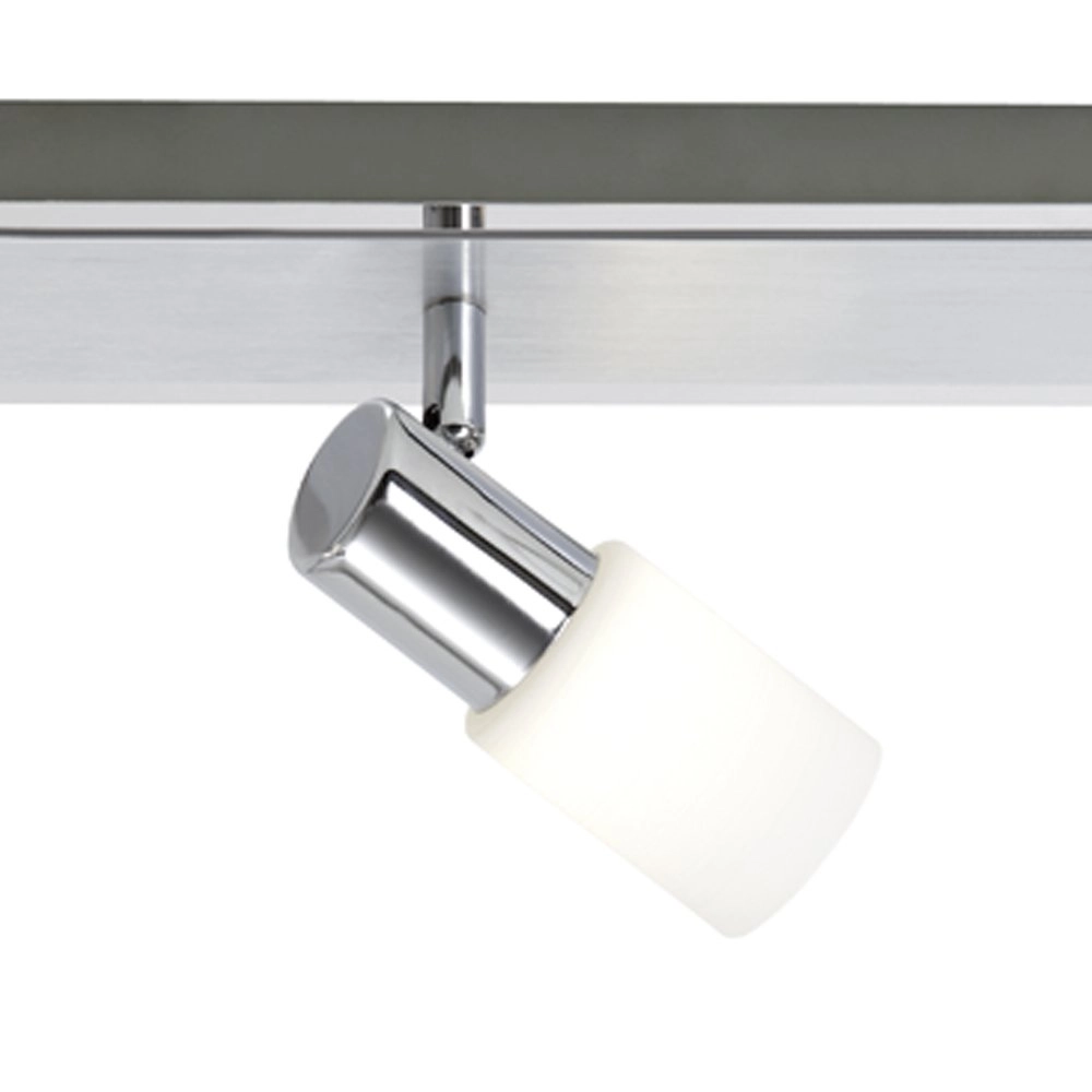 LED ceiling spot Series 8214 Beam 3-light metal gray with chrome Trio 4017807220902
