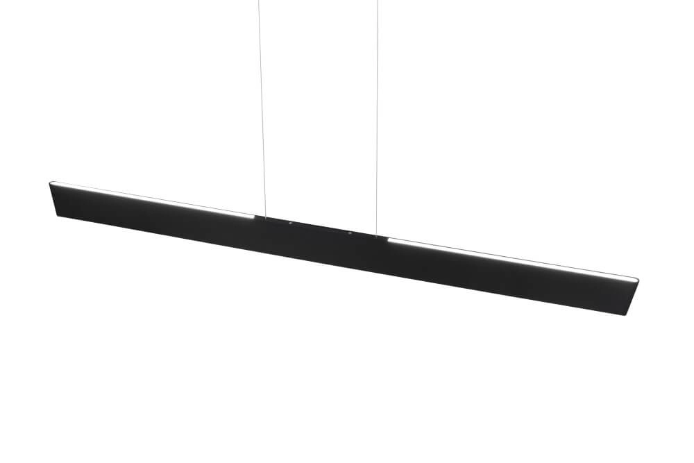 Led Office Pendant Light Galway 150cm - black Trio 4017807616668