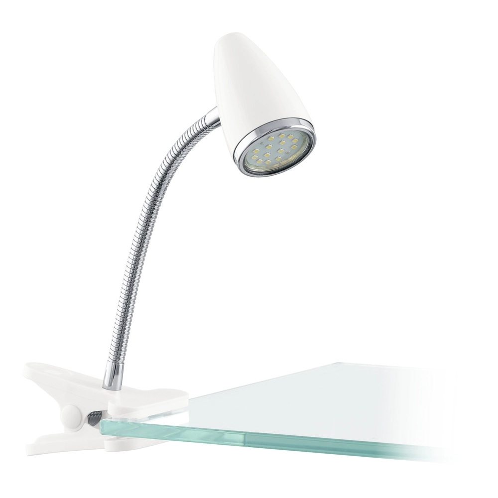 Clamp spot Riccio 1 Flexible - White