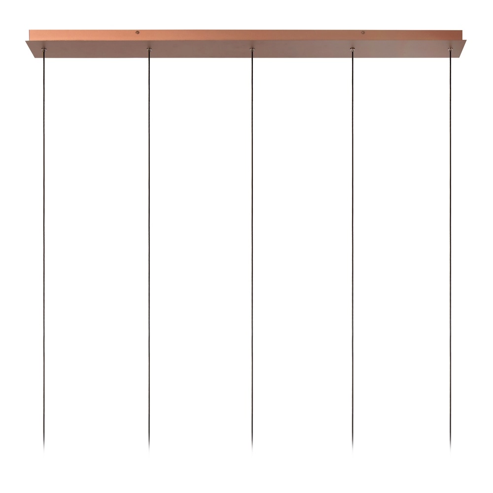 Design pendant lamp Jasmine copper 5-lights Premium by Lucide 5411212741301