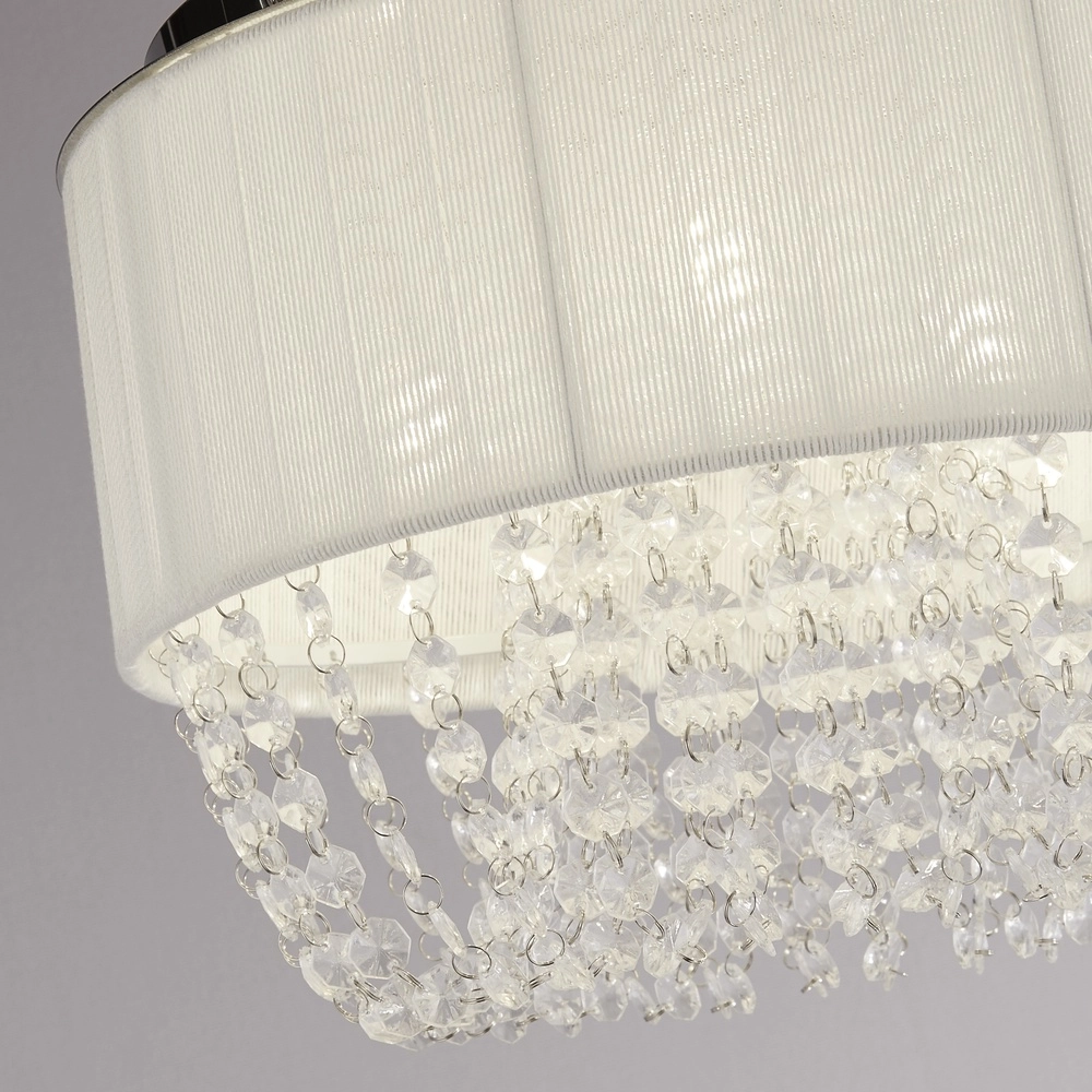 Ceiling lamp Bellano chrome Ø 30cm Searchlight 5053423306834