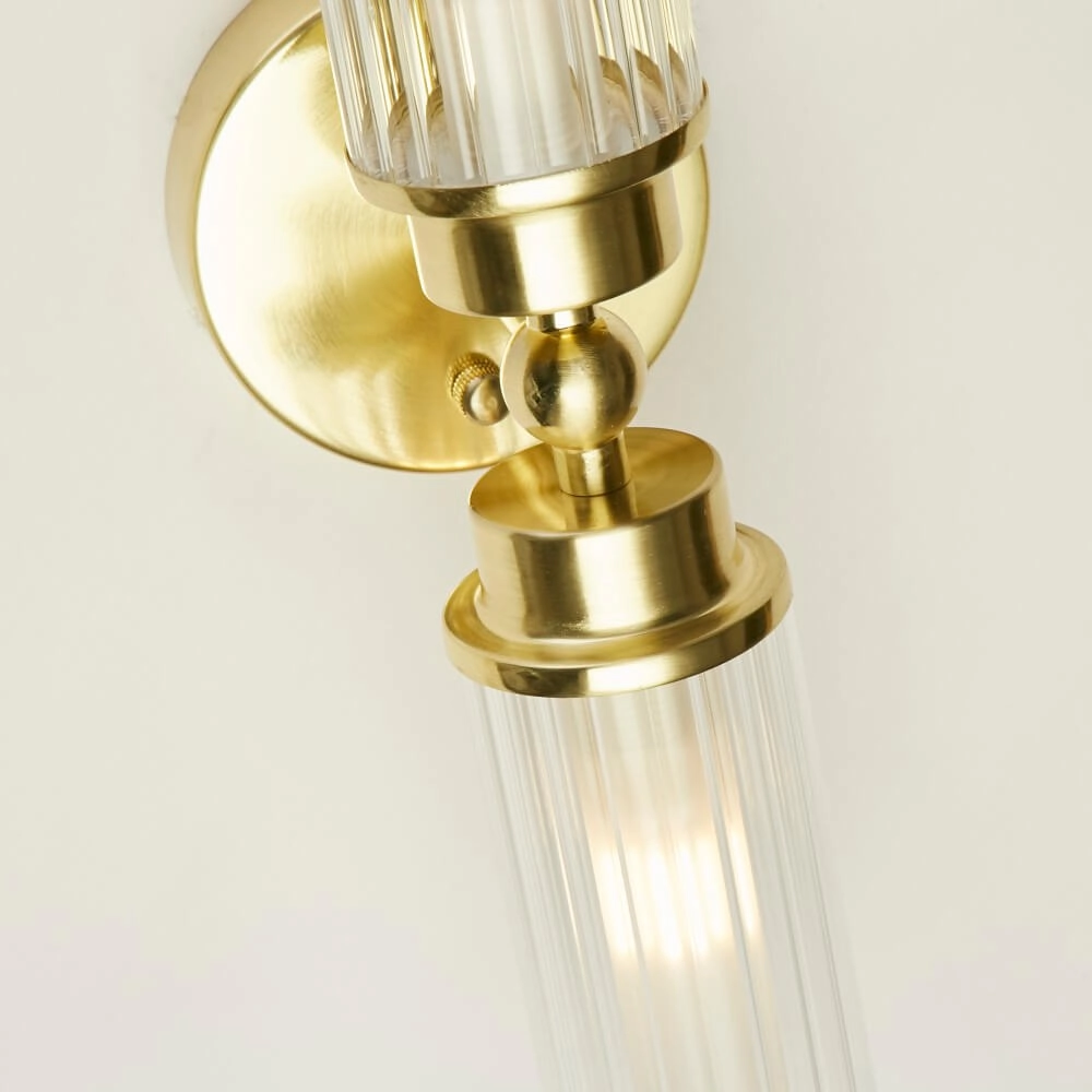 2-light wall lamp Imperial gold Searchlight 5053423271972
