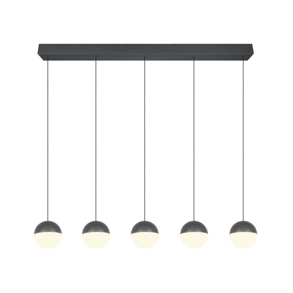 5-light pendant lamp Senta anthracite Trio 4017807697872