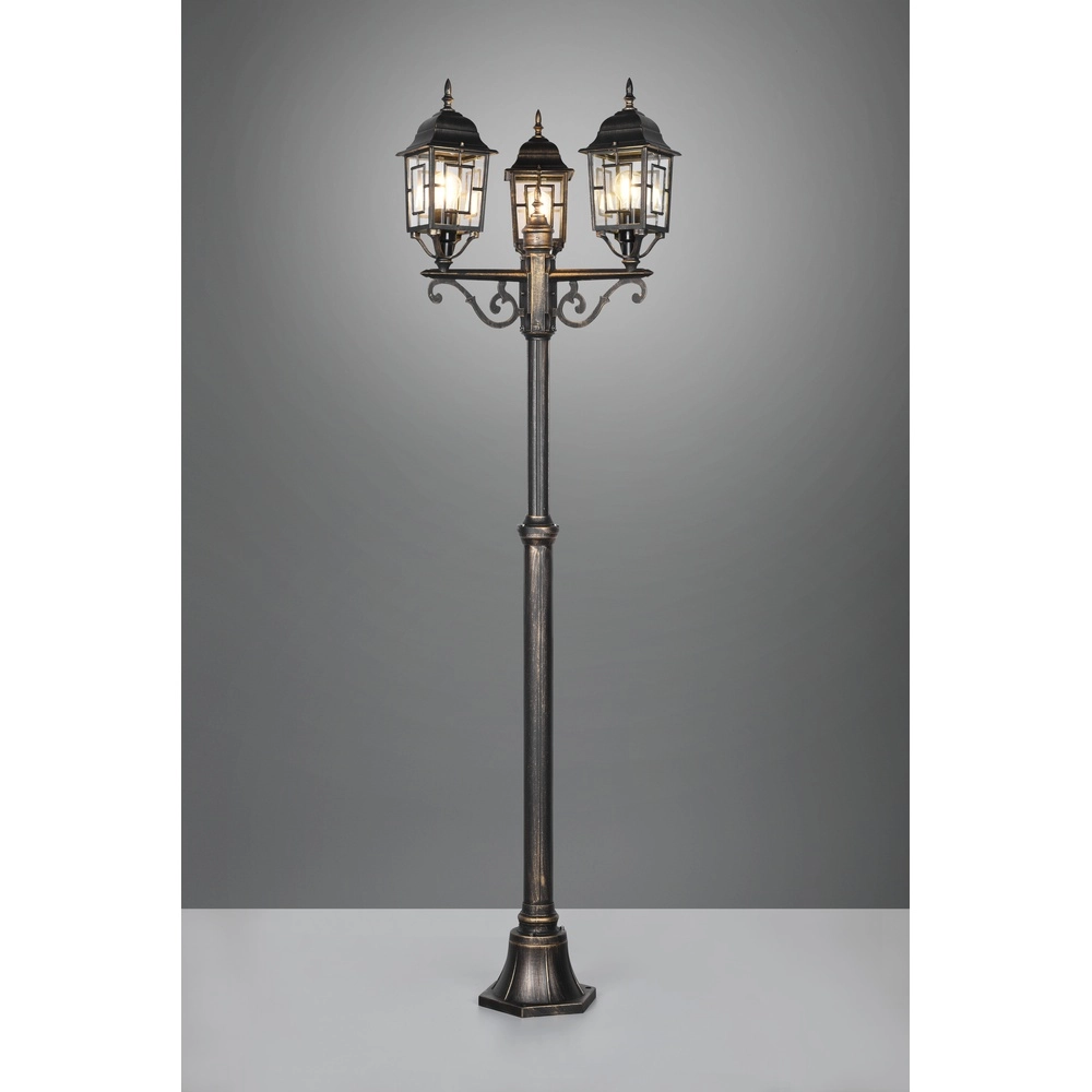 Lantern Volturno 3 crown antique brown Trio 4017807543612