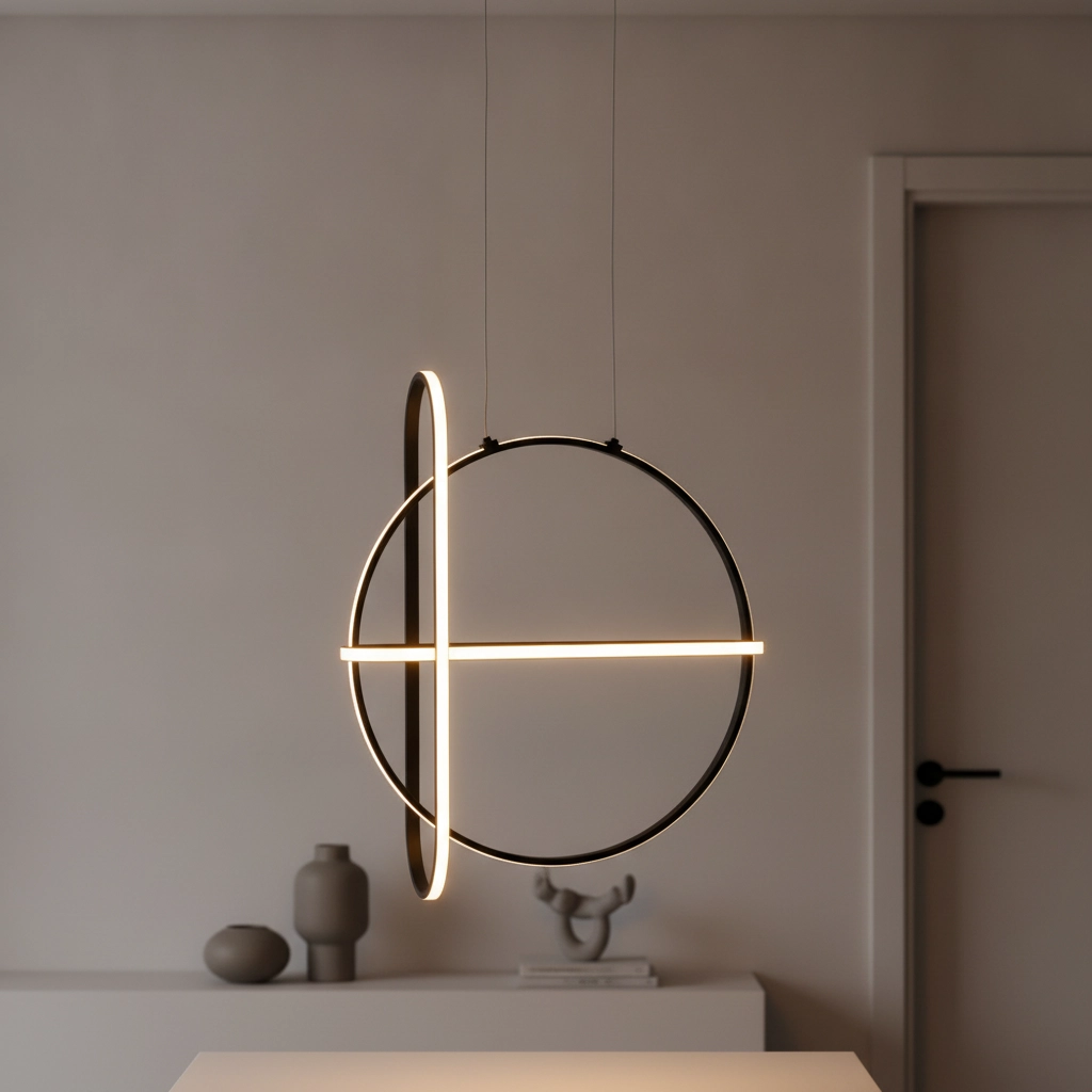 Design pendant lamp Arte black round Lyora 5212017426048