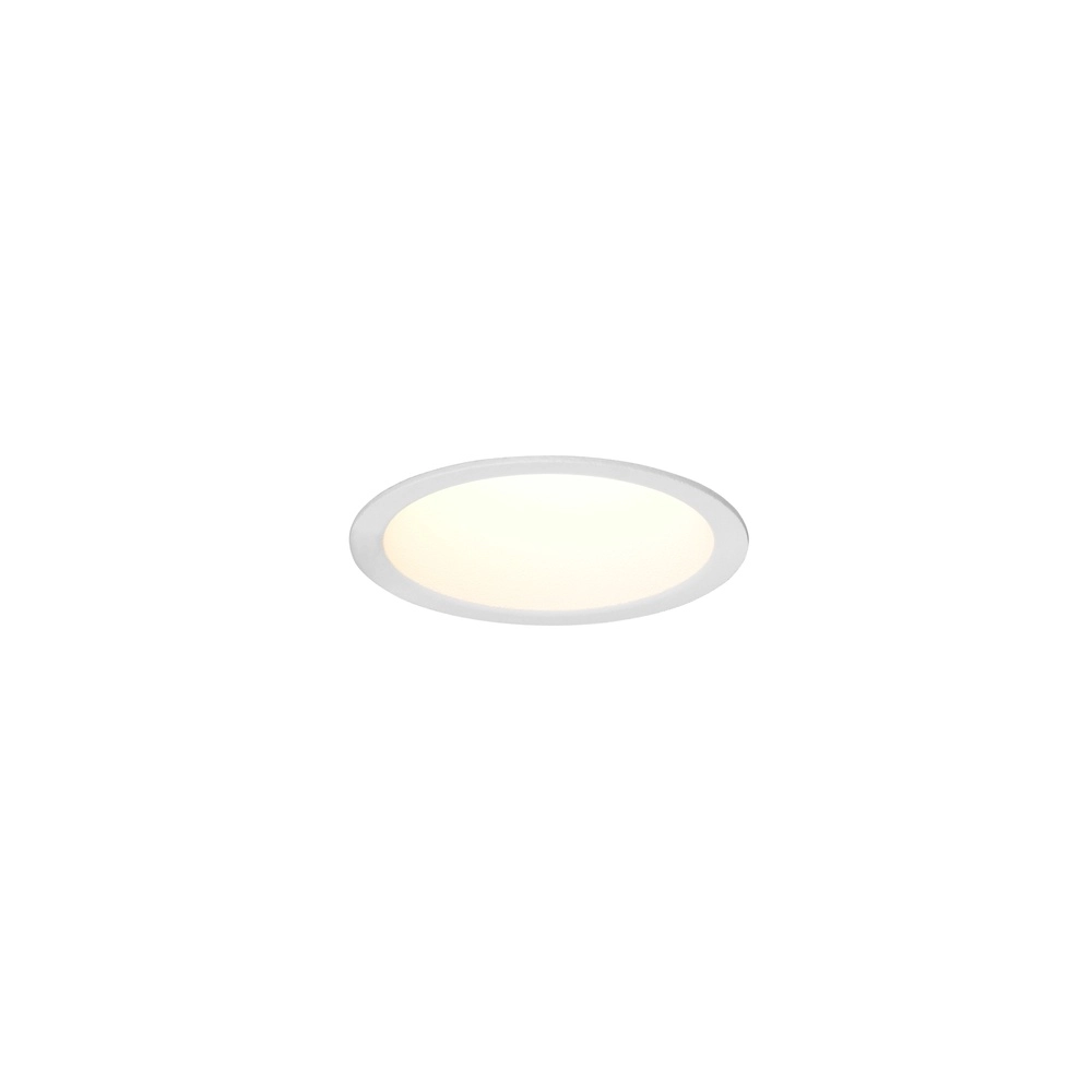 Sleek recessed spotlight Meratus design white IP44