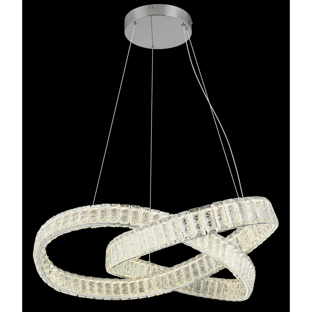 Unique pendant lamp Mucky chrome Globo 9007371468751