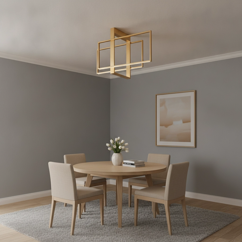 Ceiling lamp Clea gold 70cm