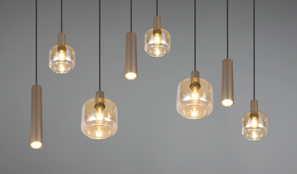 Design pendant lamp Mataro 8-light (3x GU10) Trio 4017807707724