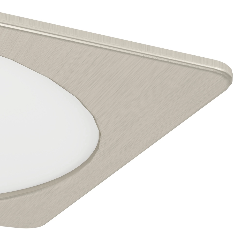 Recessed lamp Fueva 6 Square - Stainless Steel - 21.6x21.6cm Eglo 9008606330898