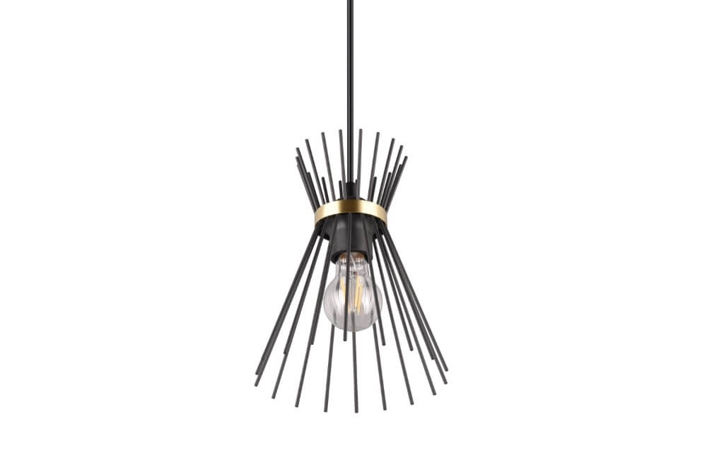 Hanging lamp Rod design black