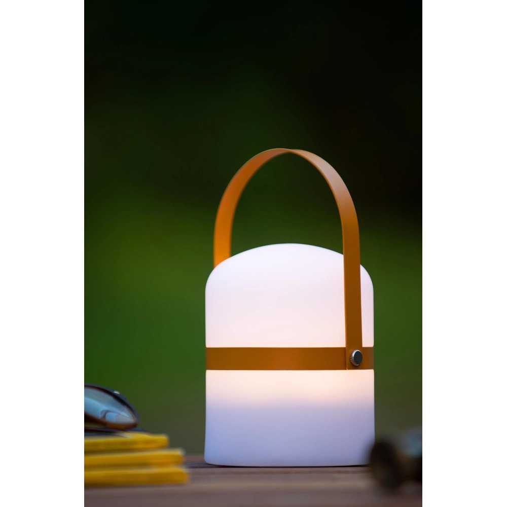 Rechargeable table lamp Little Joe orange Lucide 5411212061430