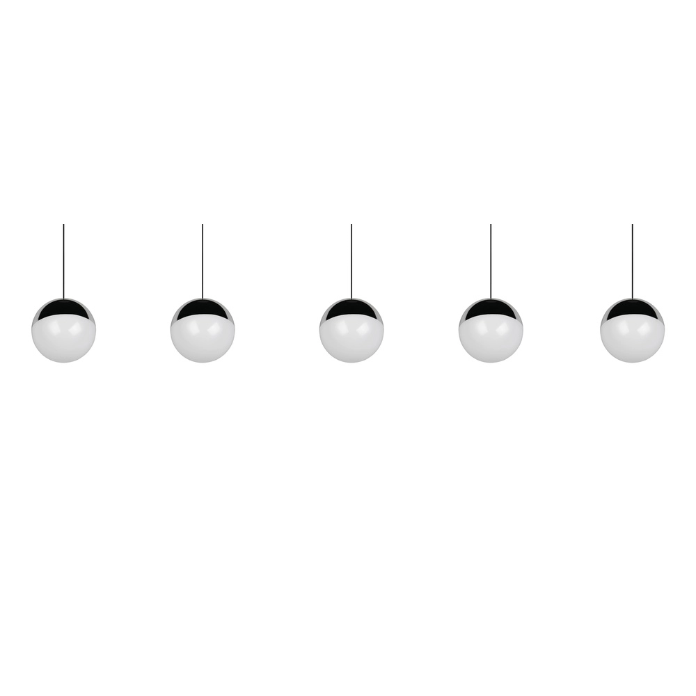 5-light pendant lamp Senta chrome Trio 4017807685855