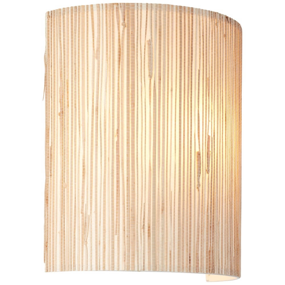 Wall lamp Wimea 26cm seagrass