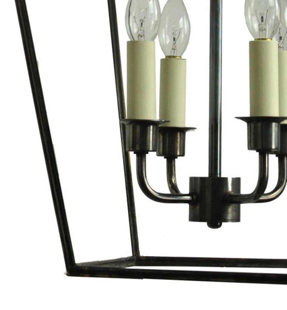 Country Pendant Lamp Knightbridge 4-light 63cm - antique copper (ant) Limehouse