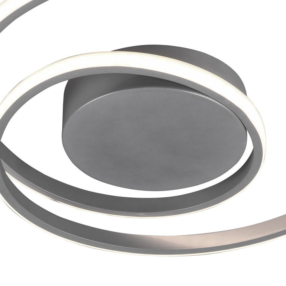 Modern ceiling lamp Zibal Ø 39 cm Trio 4017807442144