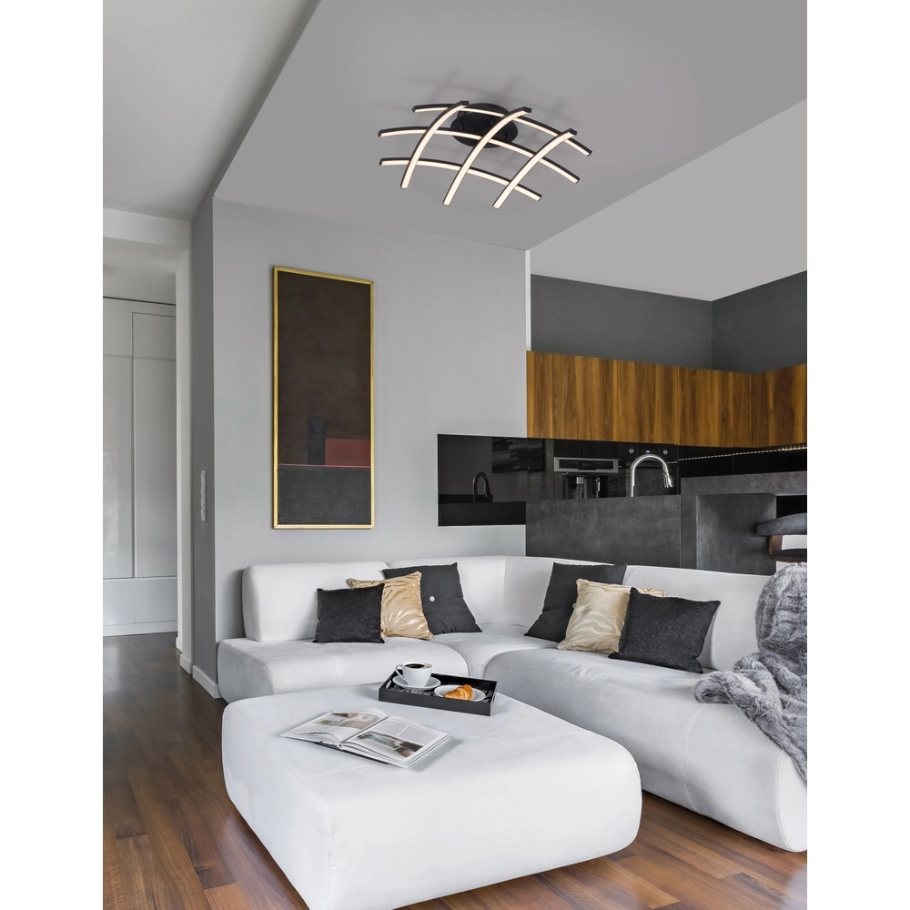 Ceiling lamp Narvi black Lyora 5212017429216