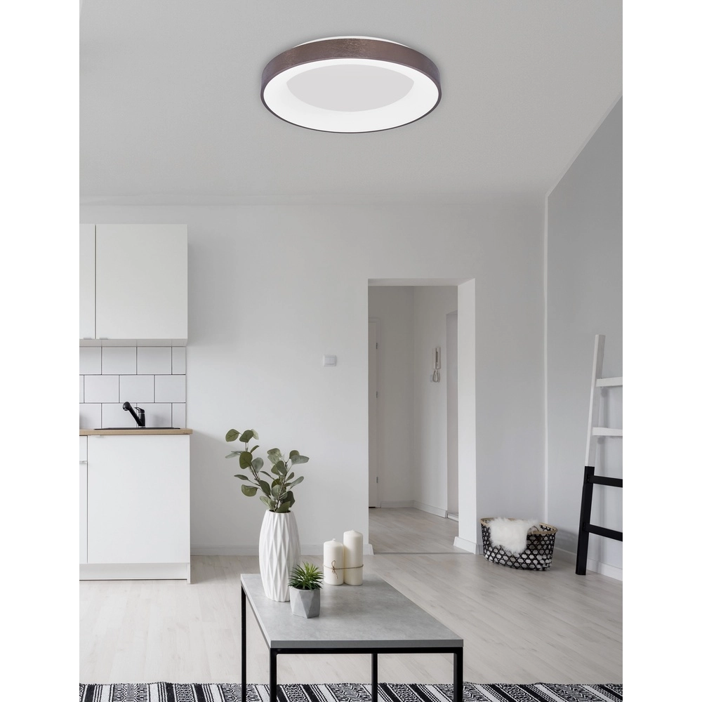 Ceiling lamp Rando Thin coffee brown Ø 60cm
