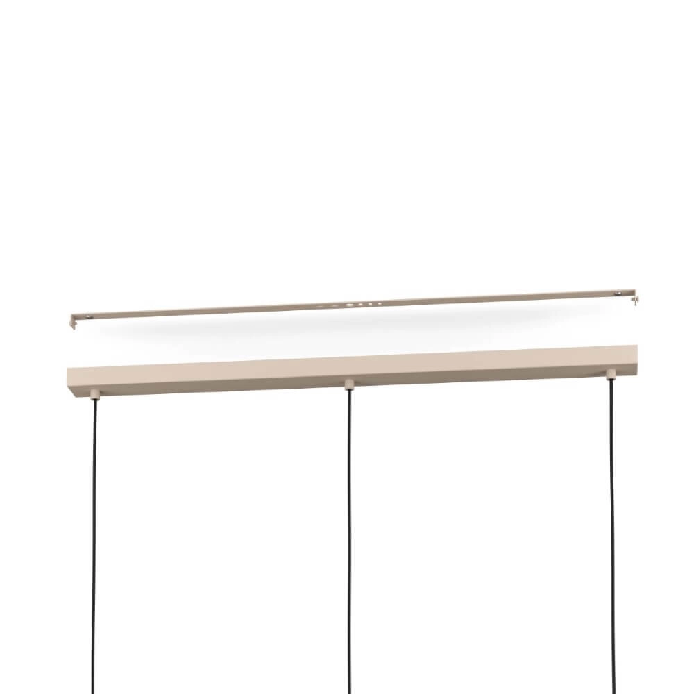 Pendant lamp Valdiola 3-light sand brown Eglo 9008606240579