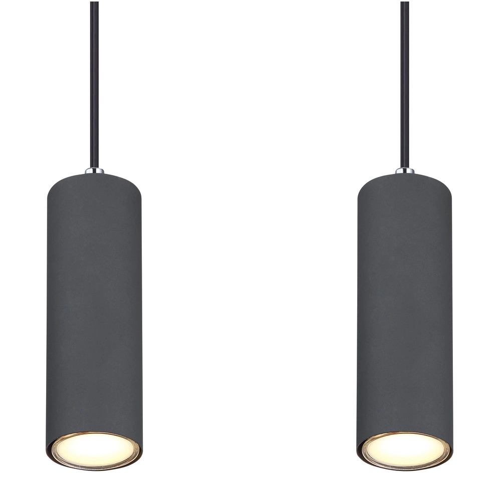 Pendant lamp Robby 4-light wood Globo 9007371433544