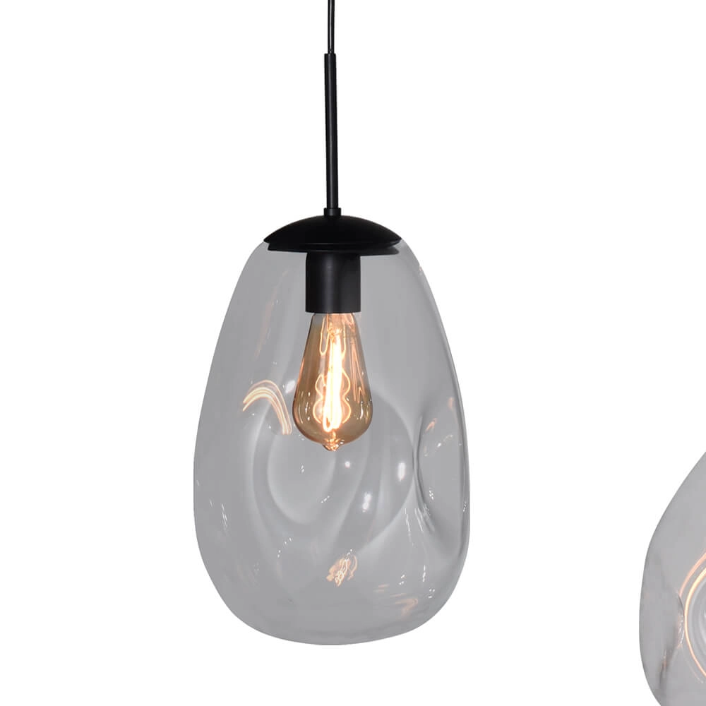 Hanging lamp Lava 4x clear glass Masterlight 8718121286136