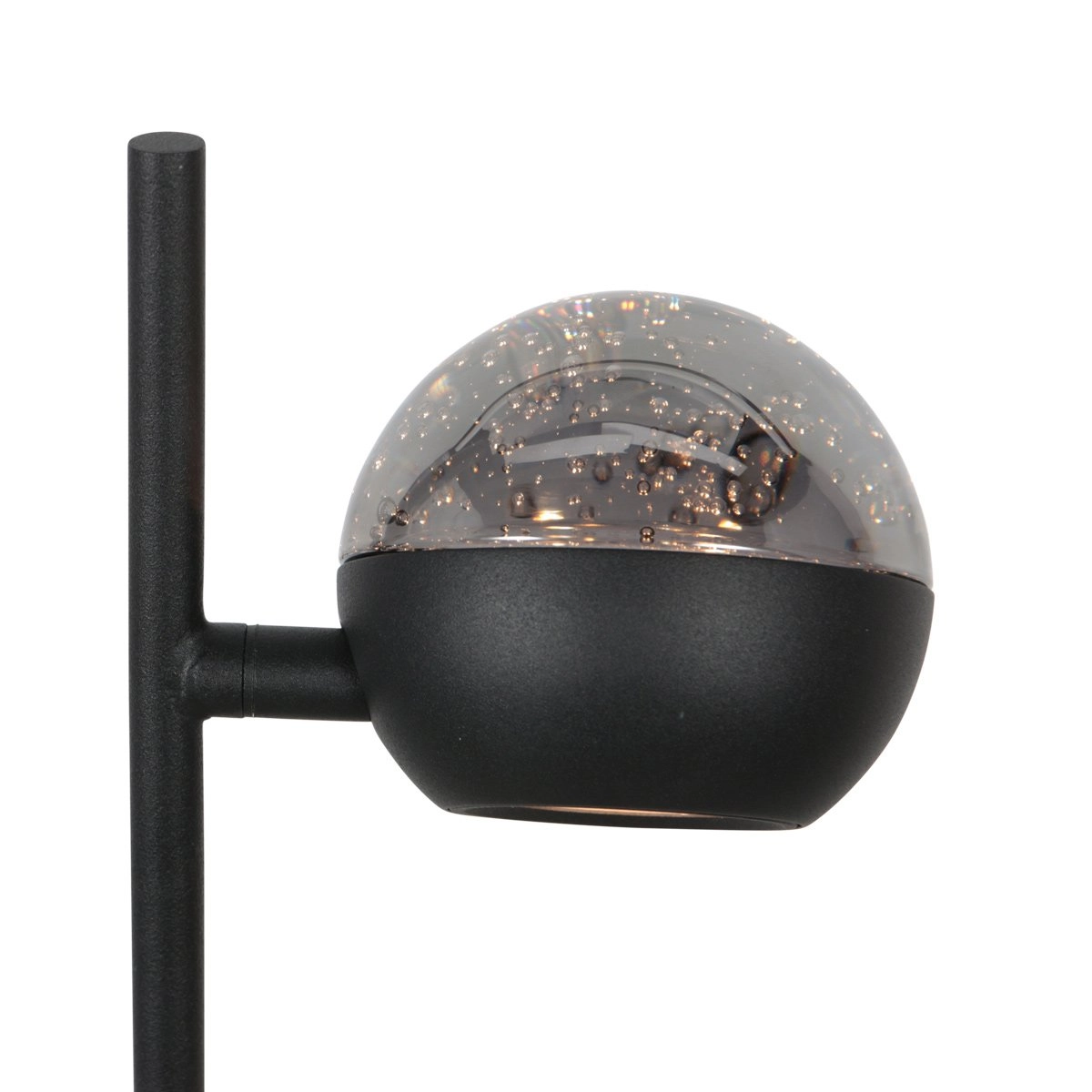 Led desk lamp Belluno black with glass - dimmable Steinhauer 8712746183962