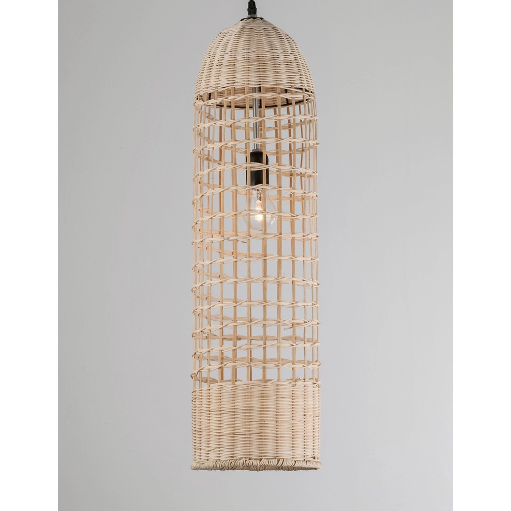 Rattan pendant lamp Mia Ø 20cm