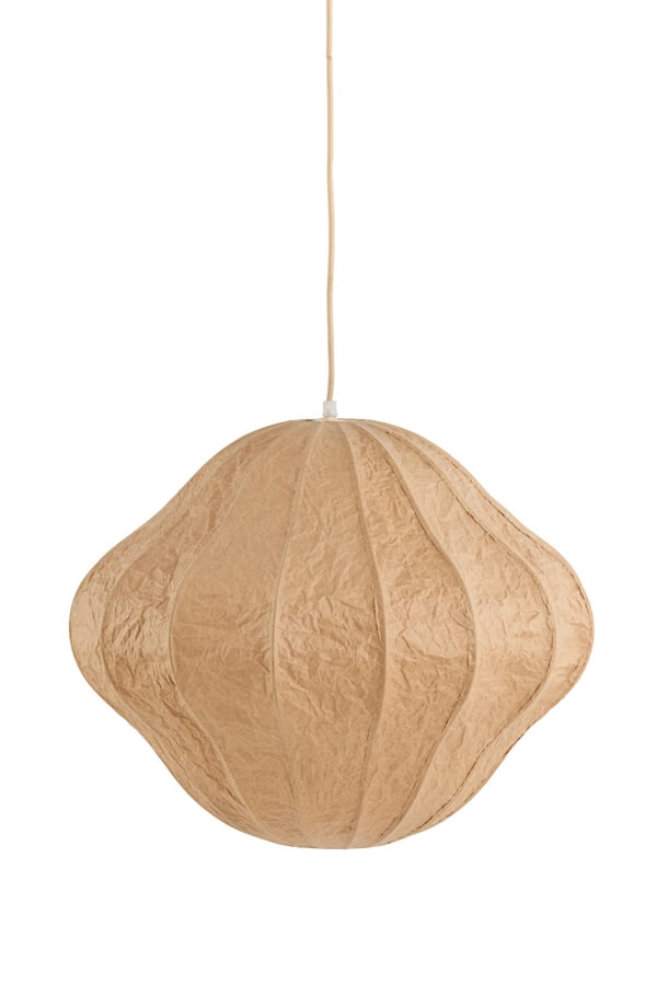 Brown pendant lamp Sukau Ø 50cm Light & Living 8717807743031