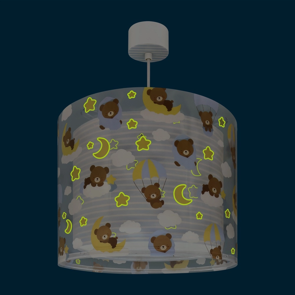 Children's room pendant lamp Baby Teddy blue Dalber 8420406002668