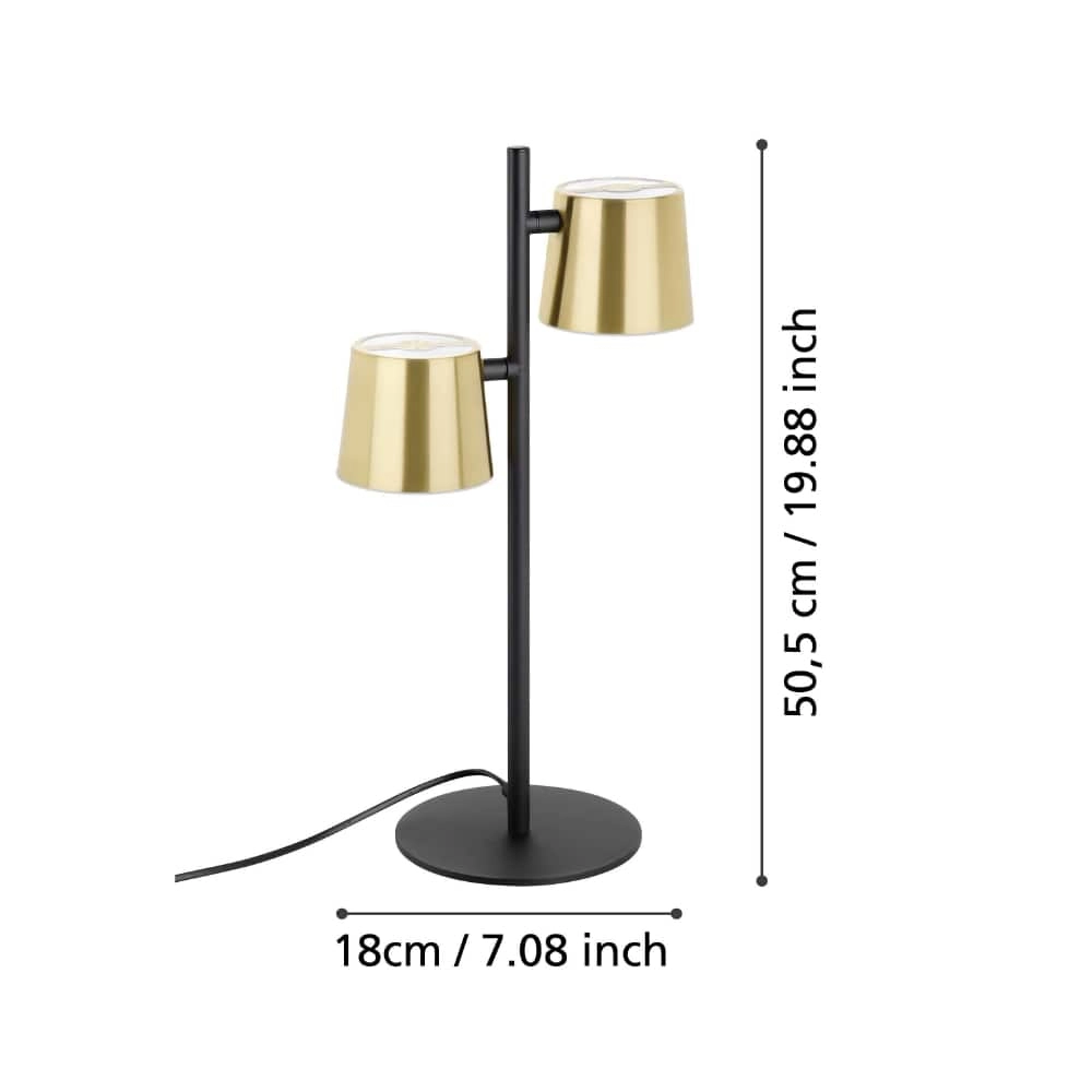 Black with gold table lamp Altamira Stars of Light 9002759399863