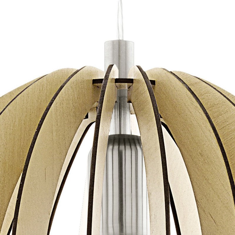 Pendant lamp Cossano 30cm Maple wood Eglo 9002759947644