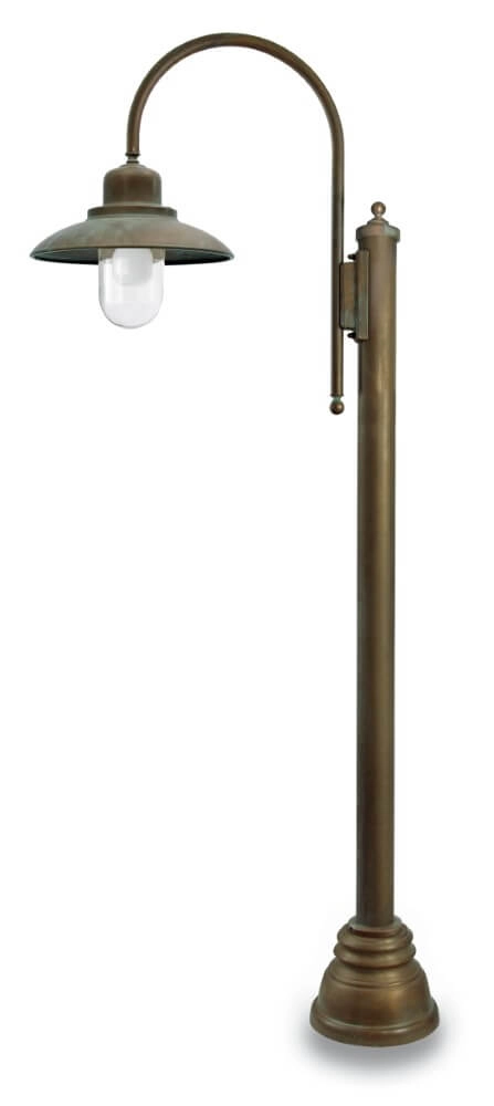 Floor lamp Patio S - aged brass