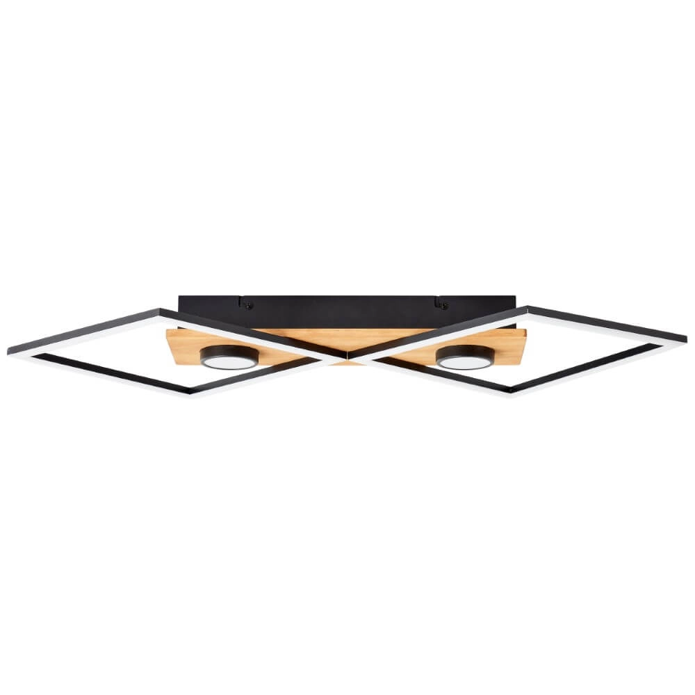 Wooden led ceiling light Woodbridge M Brilliant 4004353409707