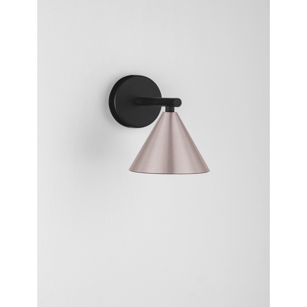 Wall lamp Conico Single black with coffee brown Lyora 5212017475381