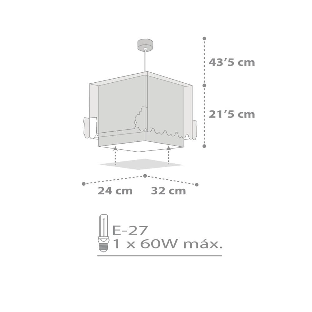 Hanging lamp The Night Tain Dalber 8420406002934