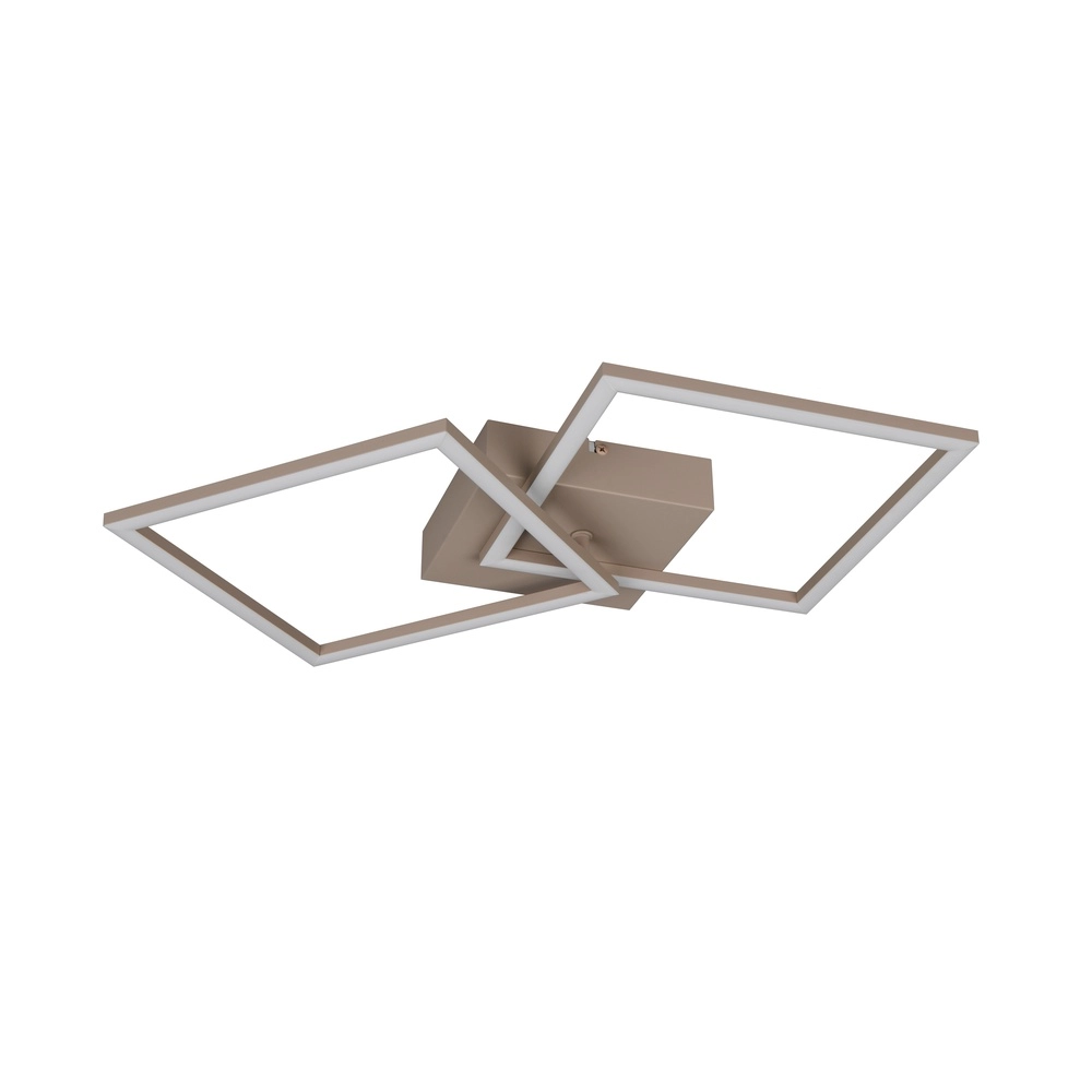 Modern ceiling lamp Trail 60cm sand brown