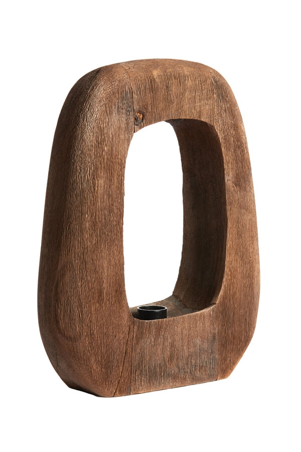 Dark wood table lamp Kelafo 33 x 40cm Light & Living 8717807691080