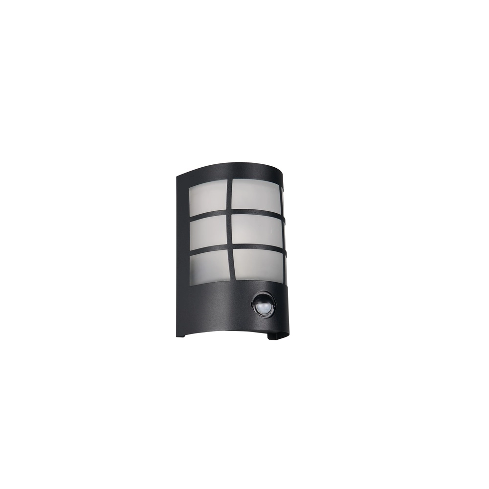 Black wall lamp Sintra with sensor Trio 4017807648256