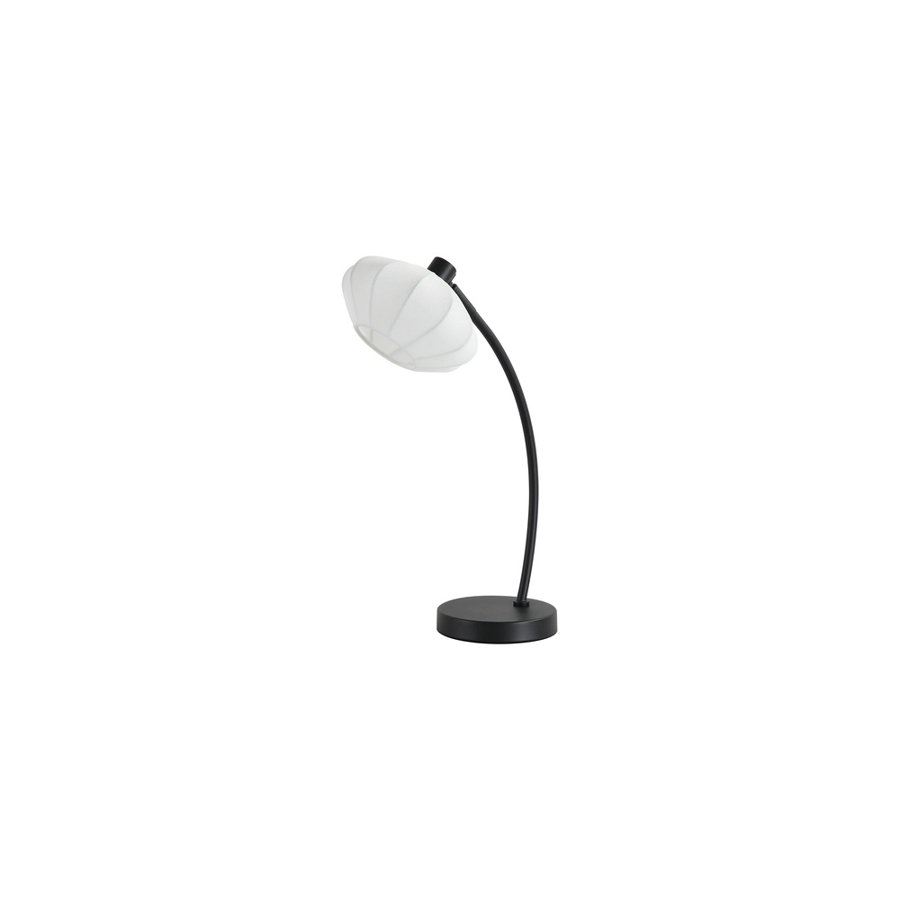 Table lamp Radiant black with hood