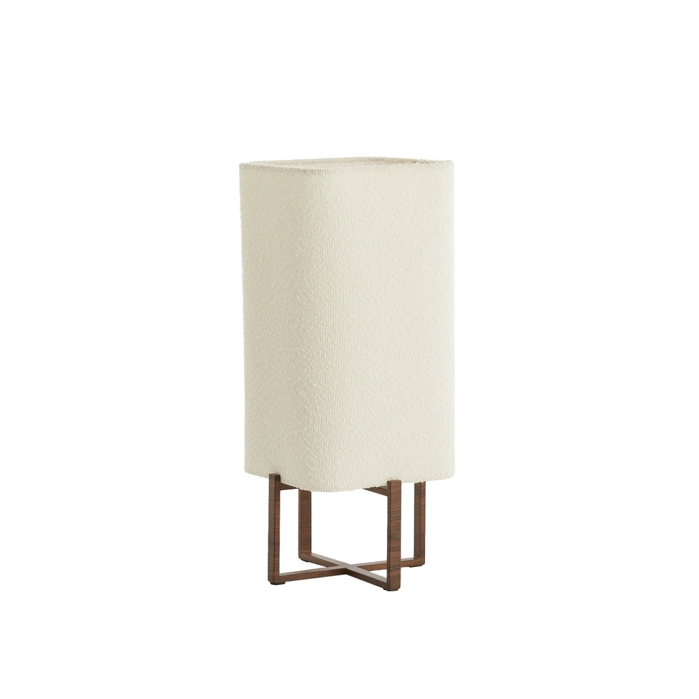 Table lamp Wyn 50,5cm - cream rope with walnut look Light & Living 8717807792565