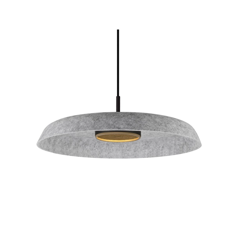 Felt hood Grip! Flat Ø 50 x 6.2cm grey SLV 4024163316200