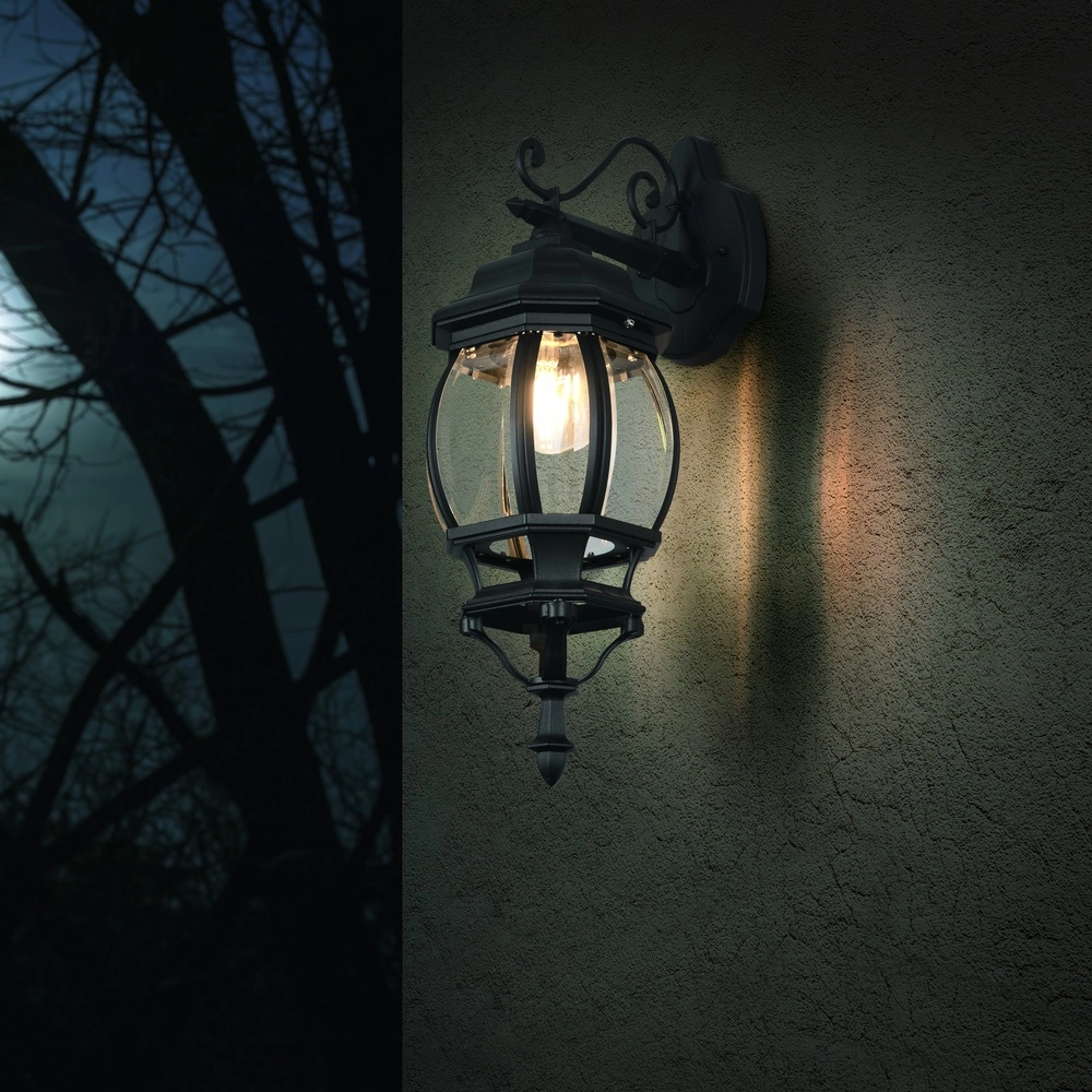 Wall lamp Elvo black Trio 4017807543810