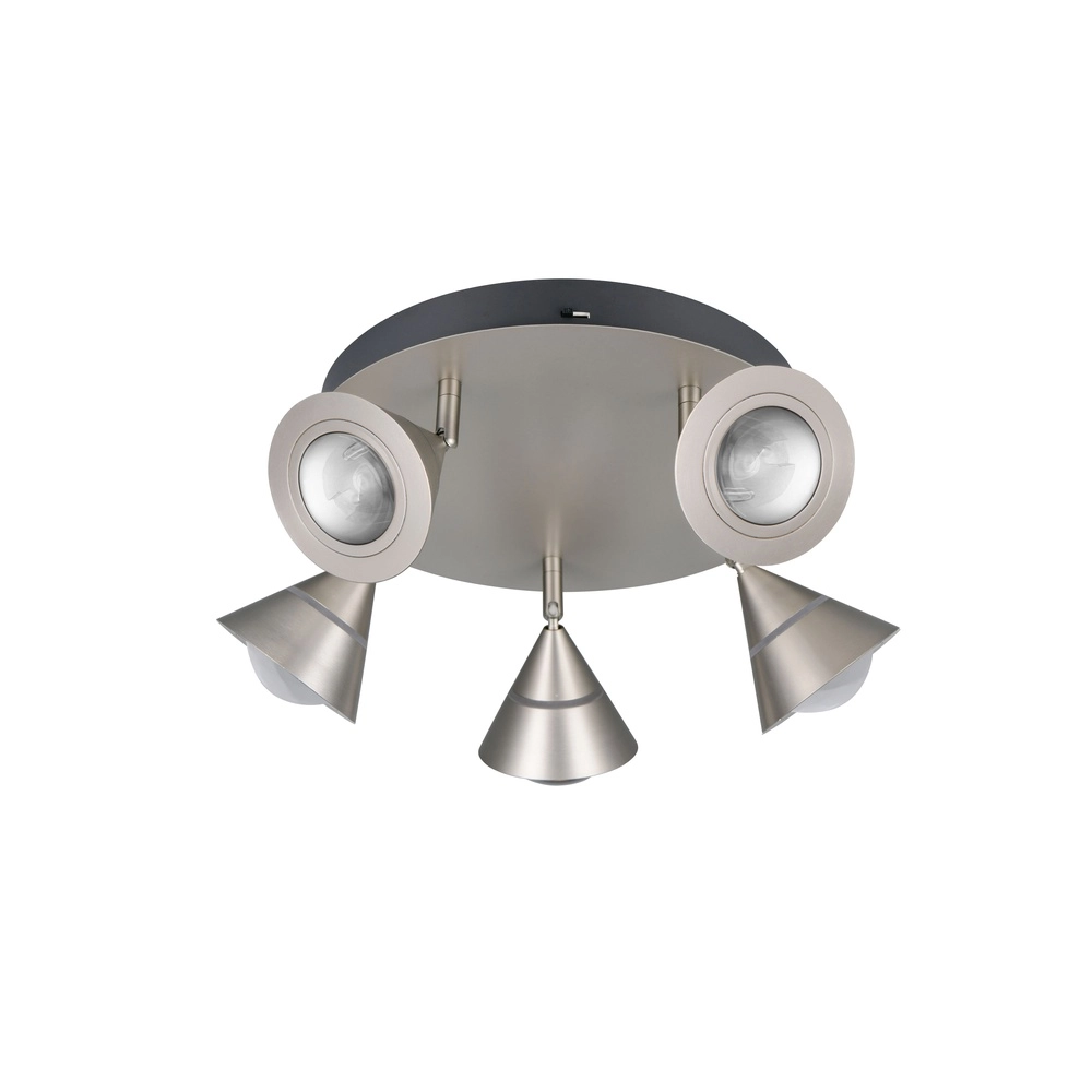 Ceiling lamp Romeo nickel Trio 4017807670431