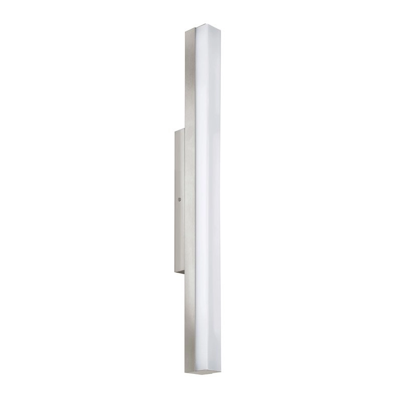 LED flush ceiling light Torretta 60cm nickel matt
